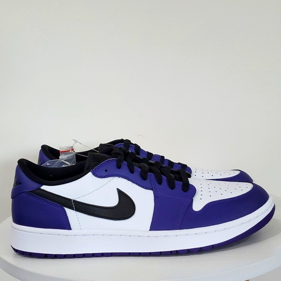 Jordan Other - AIR JORDAN 1 LOW GOLF SHOES COURT PURPLE SIZE MAN'S 12 SKU DD9315 105
